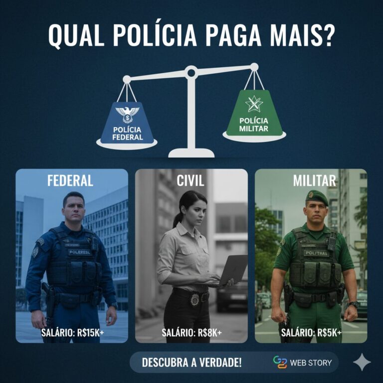 Qual Polícia Paga Mais? Descubra Federal, Civil ou Militar!